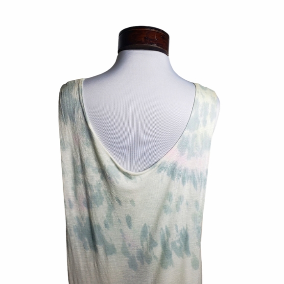 Free People We the Free Cruz Washed Cape Tank in Ivory Combo Sz: M - Picture 10 of 16